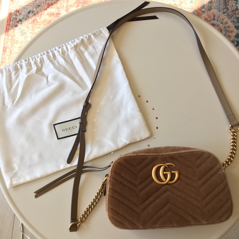 Authentic Gucci GG Marmont Shoulder Bag